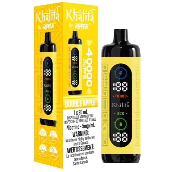 Khalifa Bar Hookah Shisha Vape by Ripper 40k